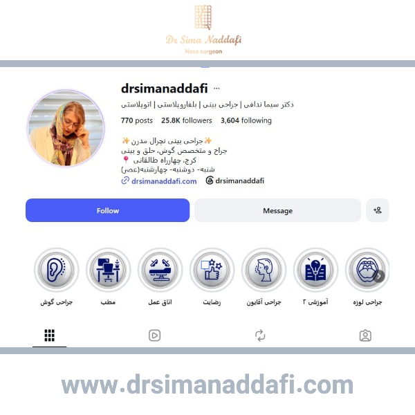 اینستاگرام بهترین جراح بینی کرج